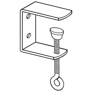 c clamp metal display bracket|Desk Edge C.